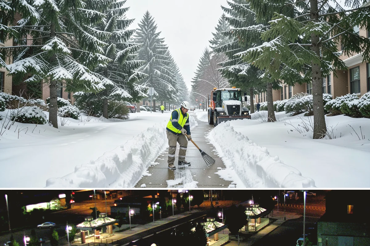 UTV Snow Plowing in Auburn, King County, WA - UTV plowing is in steady demand across the core snow months of December through February.