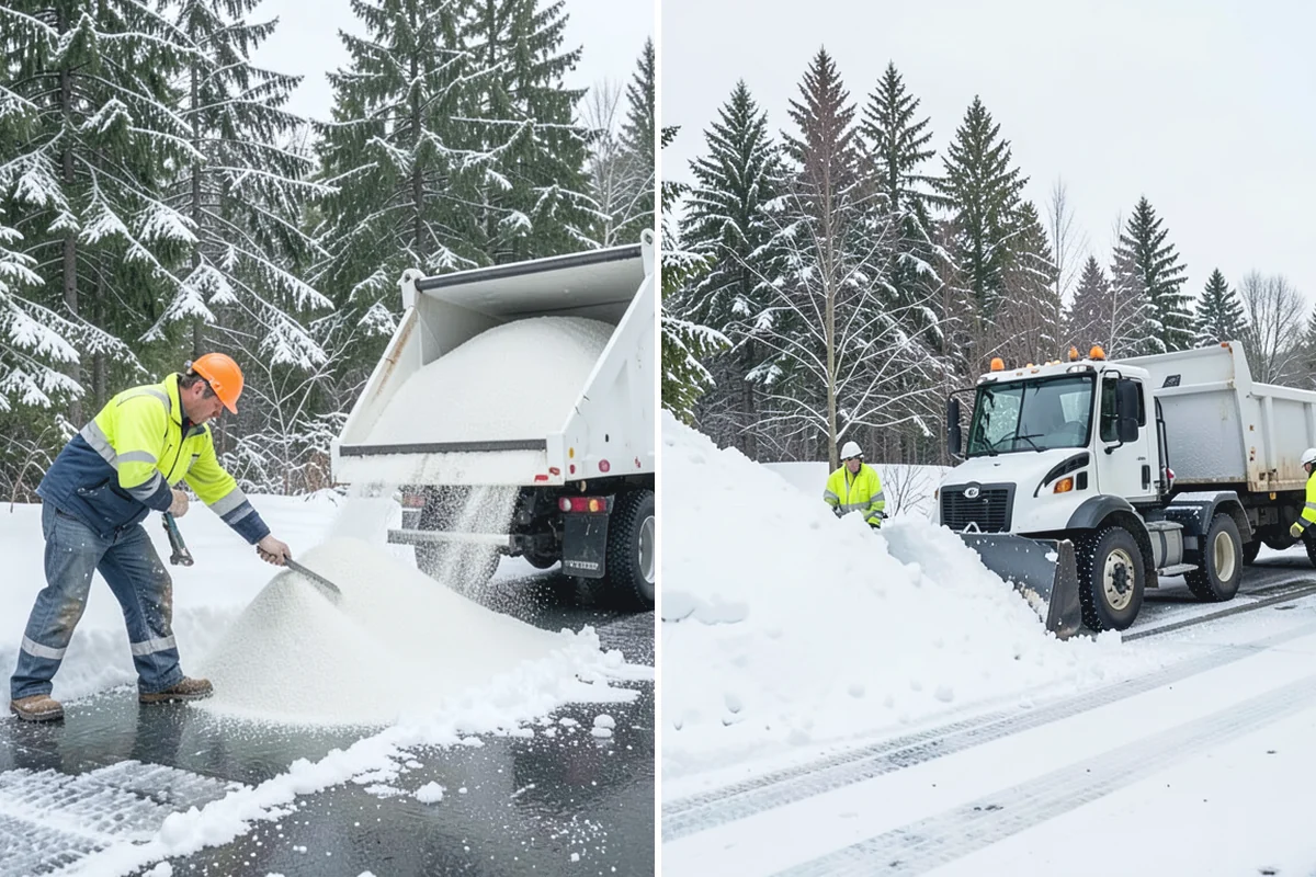 UTV Snow Plowing in Beaux Arts Village, King County, WA - Assess the site's access points and snow volume