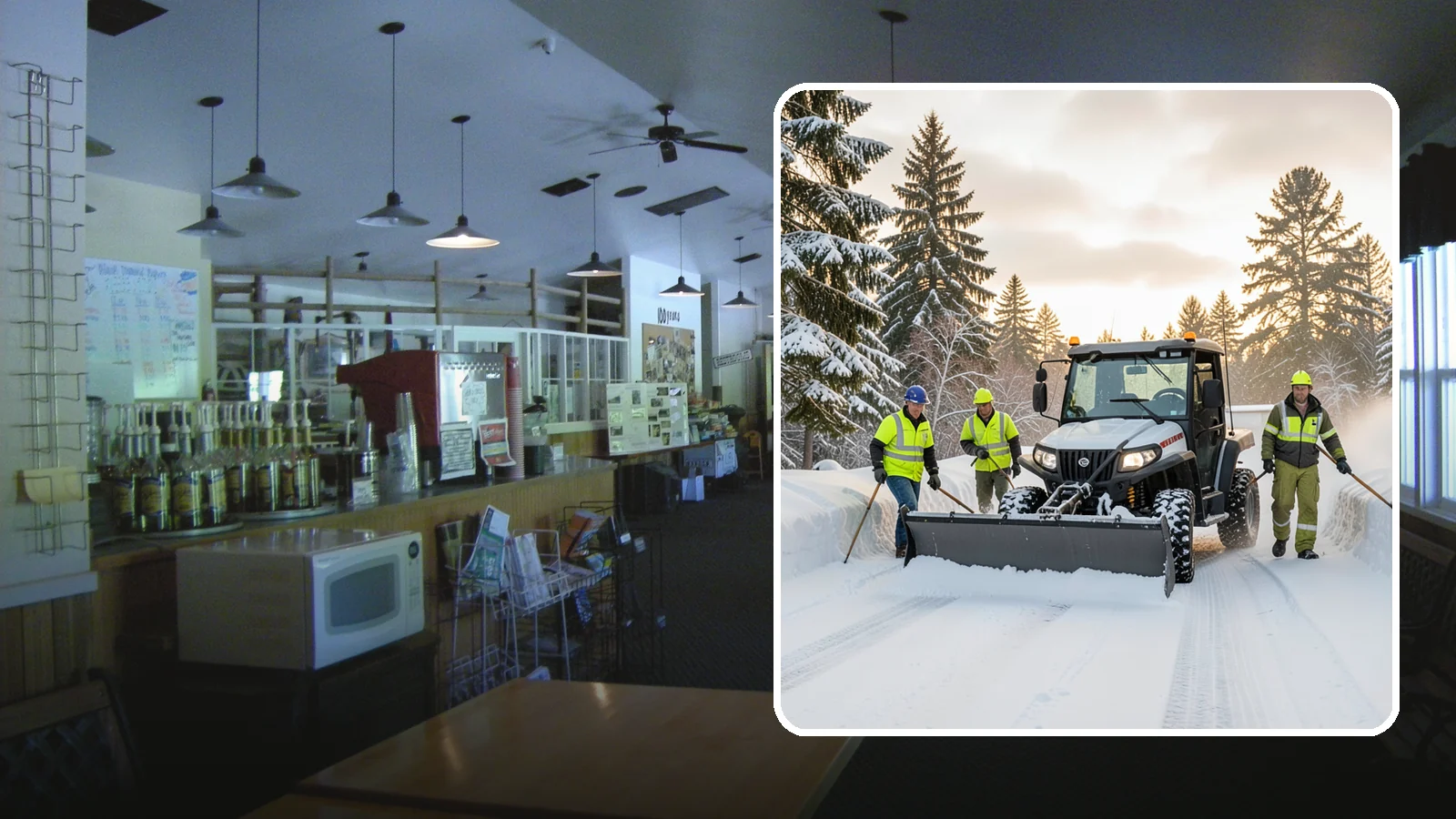 UTV Snow Plowing in Black Diamond, King County, WA - Our UTV plow units combine maneuverability with more pushing power for medium-sized properties and complexes.