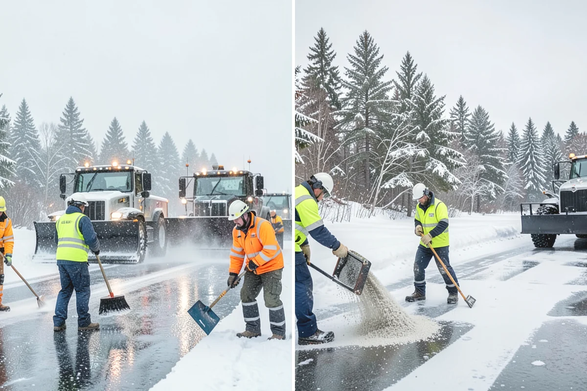 UTV Snow Plowing in Black Diamond, King County, WA - Assess the site's access points and snow volume