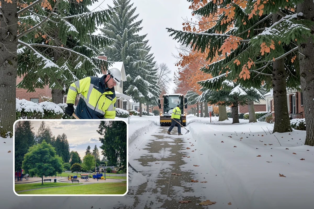 UTV Snow Plowing in Bonney Lake, Pierce County, WA - More pushing power than an ATV