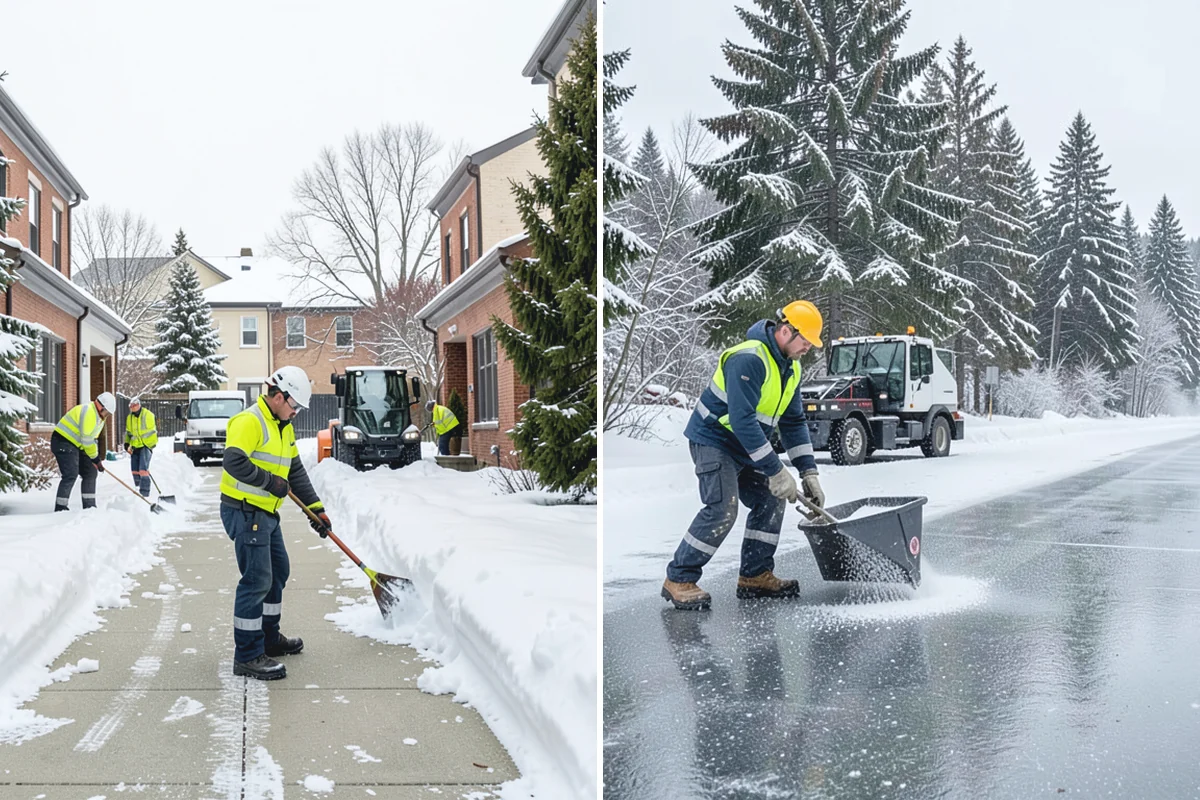 UTV Snow Plowing in Bonney Lake, Pierce County, WA - Assess the site's access points and snow volume