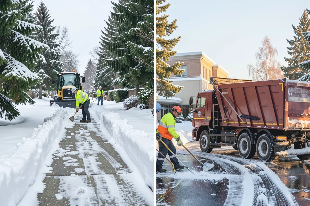 UTV Snow Plowing in Buckley, Pierce County, WA - Assess the site's access points and snow volume