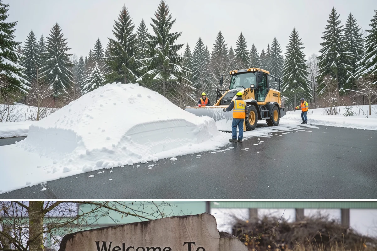 UTV Snow Plowing in Buckley, Pierce County, WA - UTV plowing is in steady demand across the core snow months of December through February.