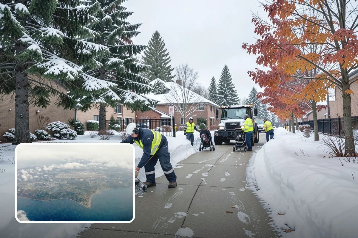 UTV Snow Plowing in Burien, King County, WA - More pushing power than an ATV