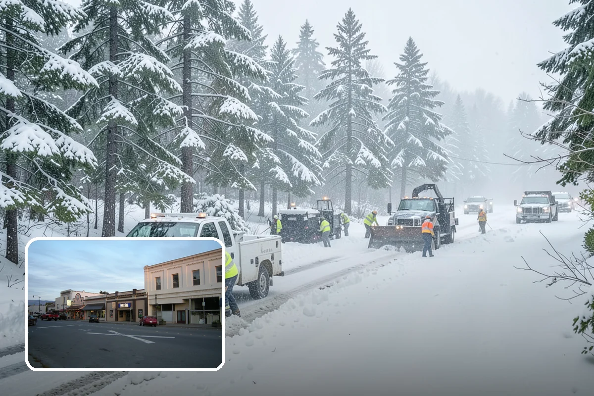 UTV Snow Plowing in Burlington, Skagit County, WA - More pushing power than an ATV