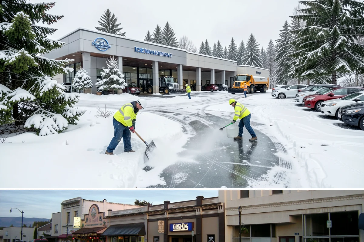 UTV Snow Plowing in Burlington, Skagit County, WA - UTV plowing is in steady demand across the core snow months of December through February.