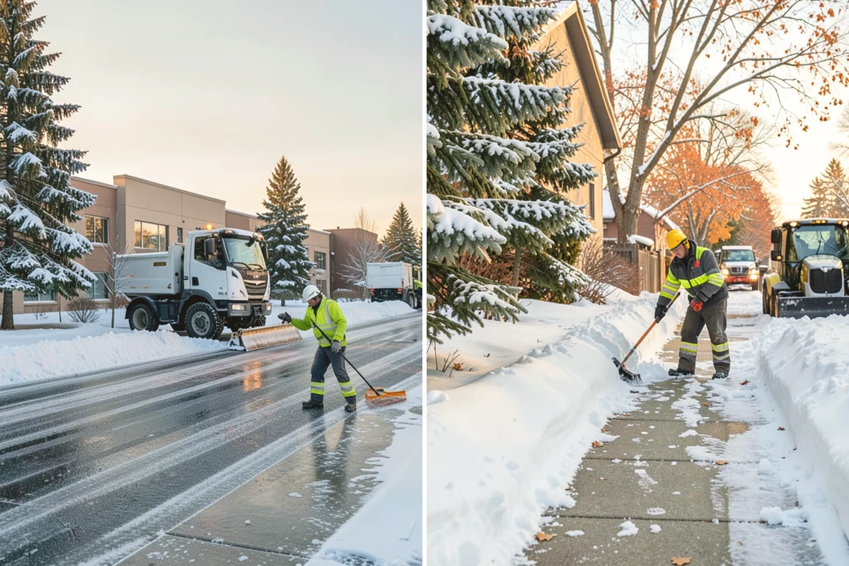 UTV Snow Plowing in Carnation, King County, WA - Assess the site's access points and snow volume