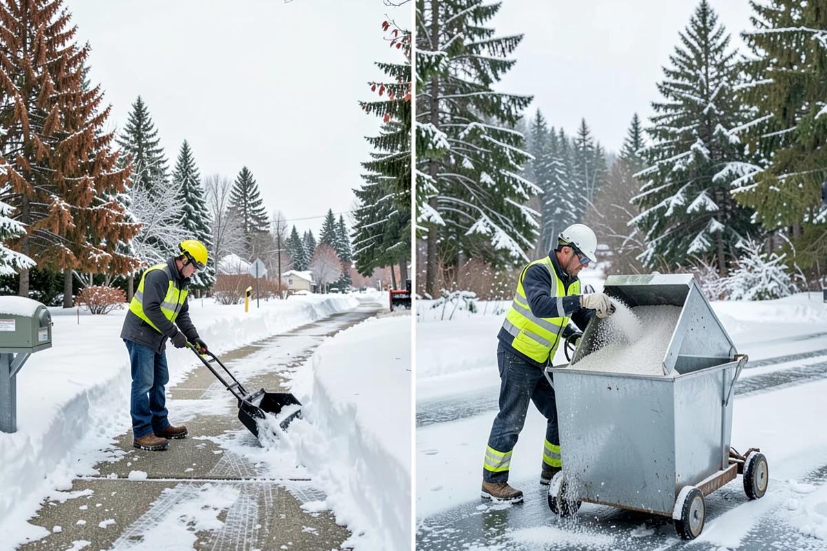 UTV Snow Plowing in Concrete, Skagit County, WA - Assess the site's access points and snow volume
