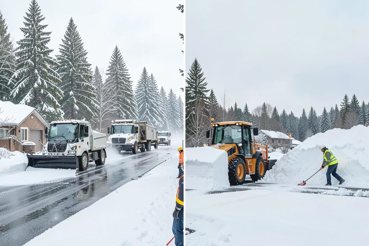 UTV Snow Plowing in Darrington, Snohomish County, WA - Assess the site's access points and snow volume