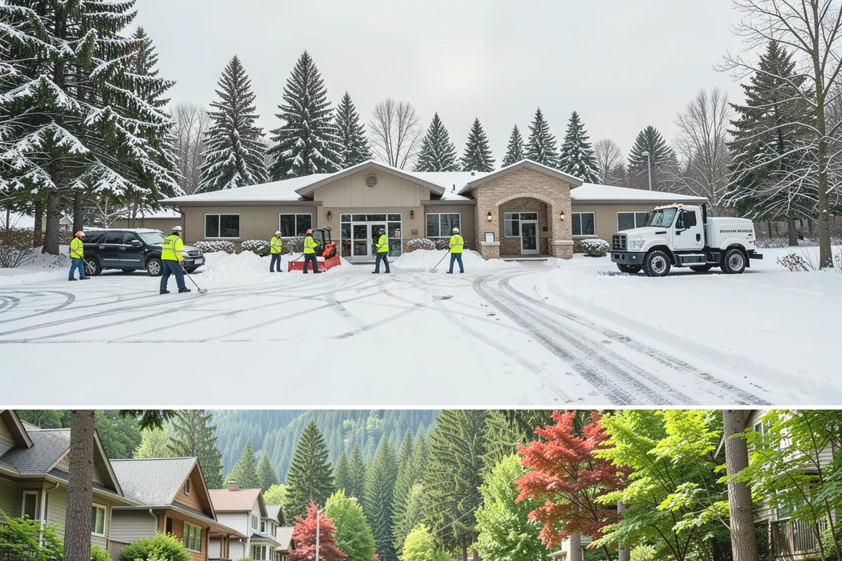 UTV Snow Plowing in Darrington, Snohomish County, WA - UTV plowing is in steady demand across the core snow months of December through February.