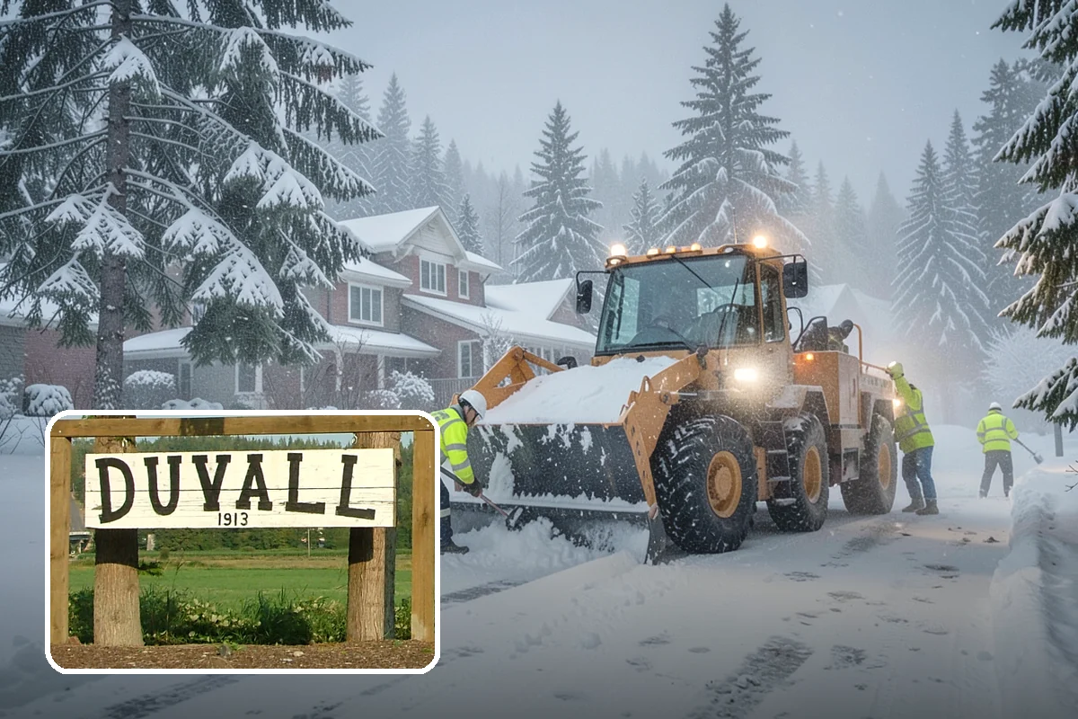 UTV Snow Plowing in Duvall, King County, WA - More pushing power than an ATV