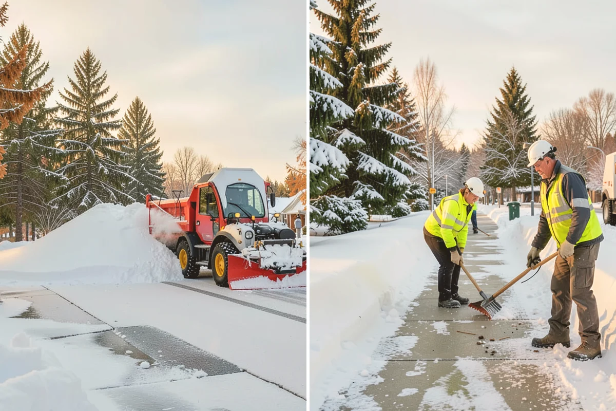 UTV Snow Plowing in Edmonds, Snohomish County, WA - Assess the site's access points and snow volume