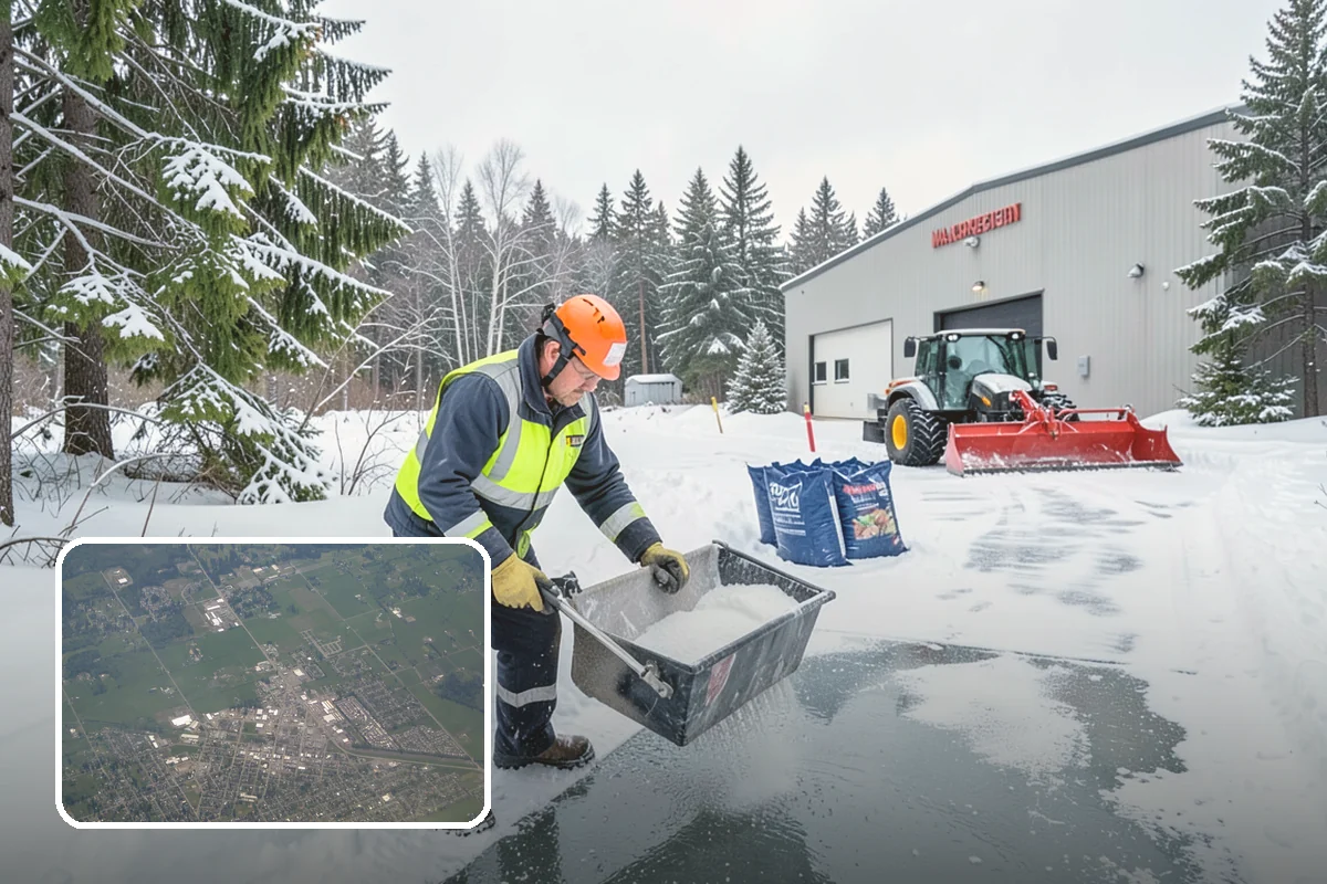 UTV Snow Plowing in Enumclaw, King County, WA - More pushing power than an ATV
