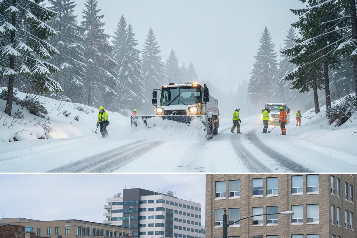 UTV Snow Plowing in Everett, Snohomish County, WA - UTV plowing is in steady demand across the core snow months of December through February.