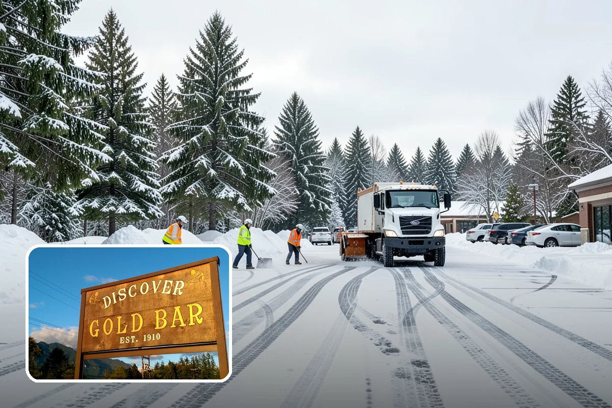 UTV Snow Plowing in Gold Bar, Snohomish County, WA - More pushing power than an ATV
