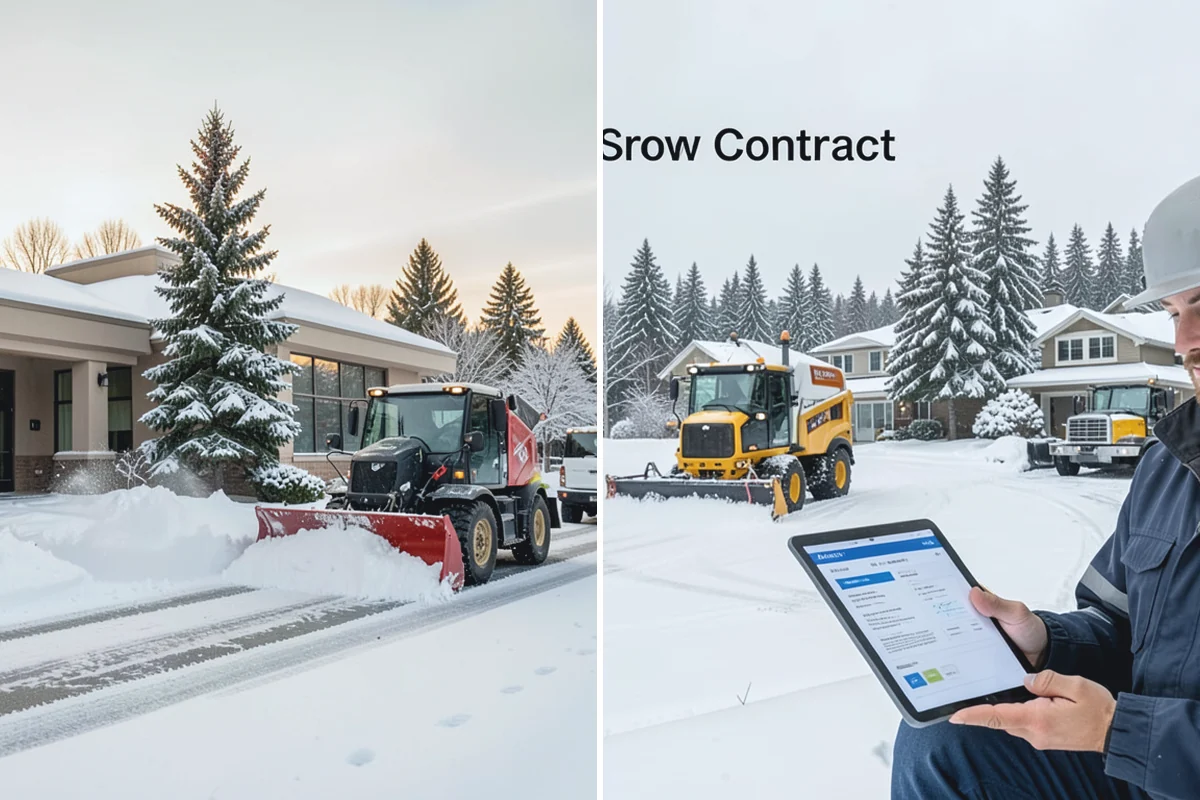 UTV Snow Plowing in Gold Bar, Snohomish County, WA - Assess the site's access points and snow volume