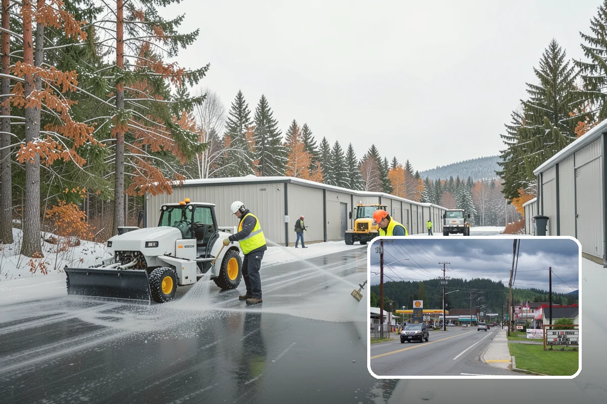 UTV Snow Plowing in Granite Falls, Snohomish County, WA - More pushing power than an ATV