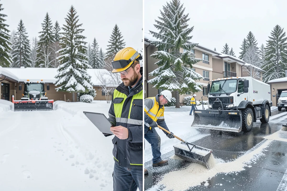 UTV Snow Plowing in Granite Falls, Snohomish County, WA - Assess the site's access points and snow volume