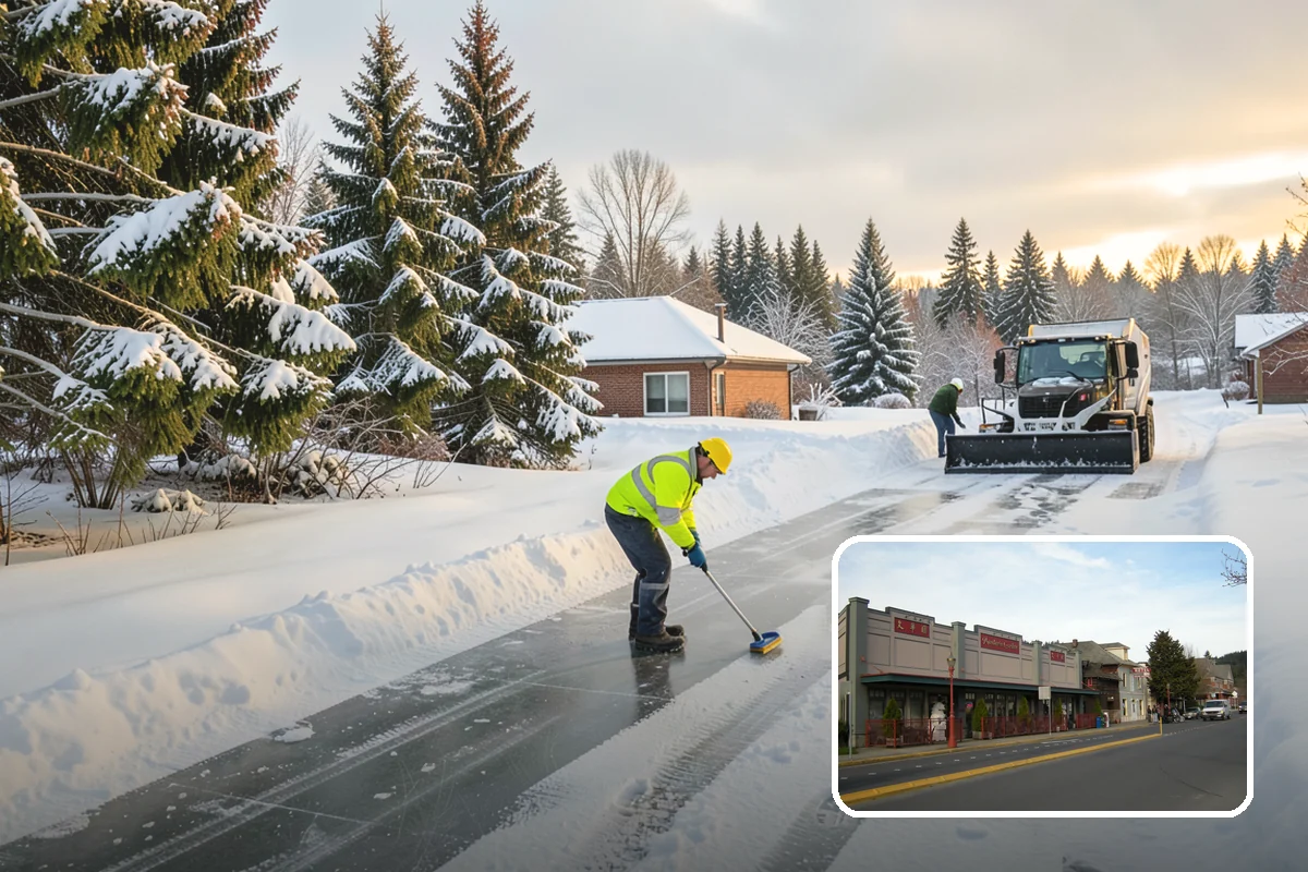 UTV Snow Plowing in Issaquah, King County, WA - More pushing power than an ATV