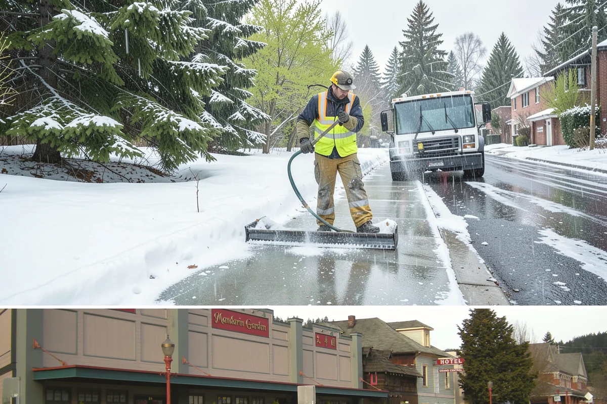 UTV Snow Plowing in Issaquah, King County, WA - UTV plowing is in steady demand across the core snow months of December through February.