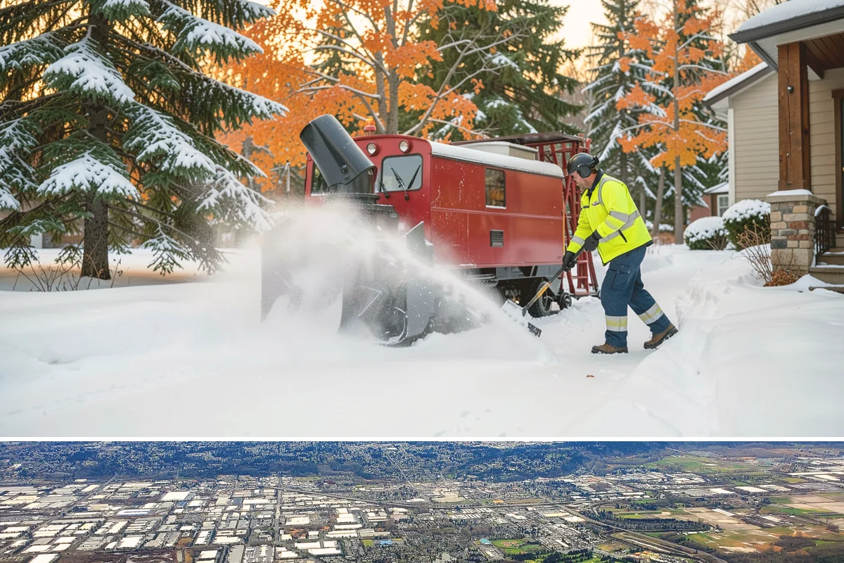 UTV Snow Plowing in Kent, King County, WA - UTV plowing is in steady demand across the core snow months of December through February.