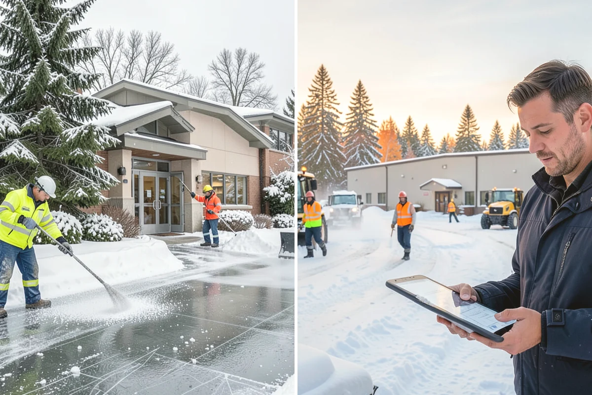 UTV Snow Plowing in Lake Stevens, Snohomish County, WA - Assess the site's access points and snow volume