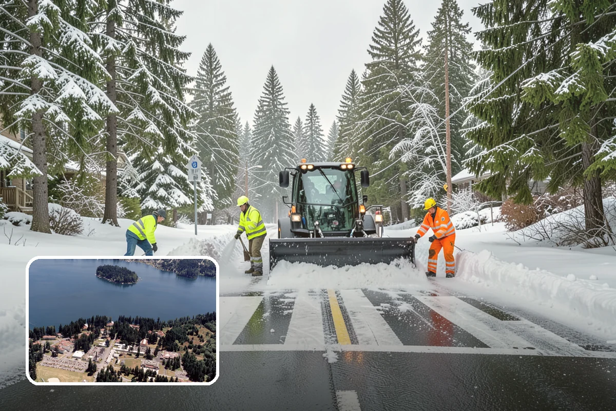 UTV Snow Plowing in Lakewood, Pierce County, WA - More pushing power than an ATV