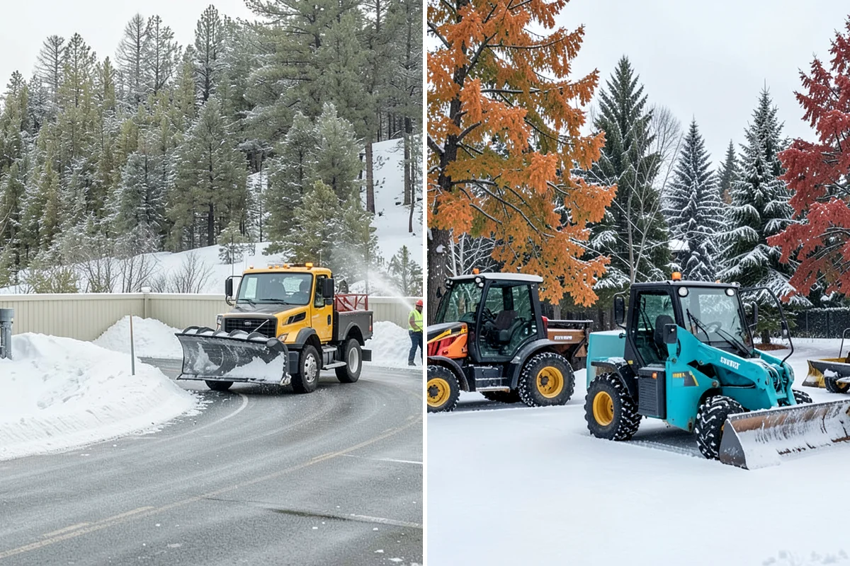 UTV Snow Plowing in Lakewood, Pierce County, WA - Assess the site's access points and snow volume