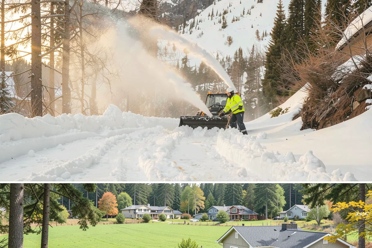 UTV Snow Plowing in Lyman, Skagit County, WA - UTV plowing is in steady demand across the core snow months of December through February.