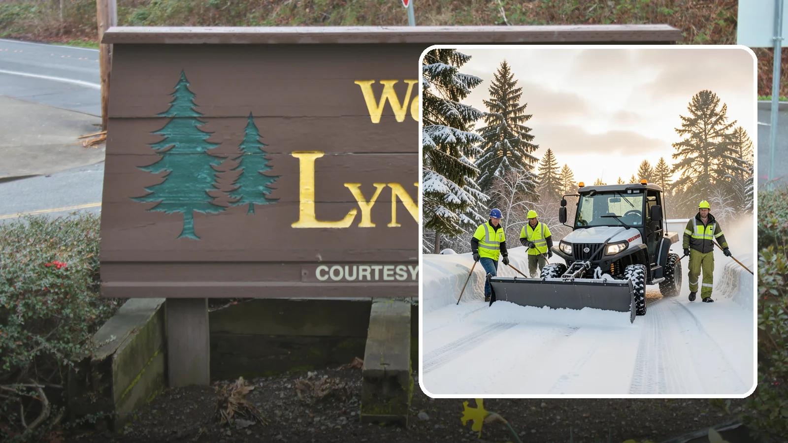UTV Snow Plowing in Lynnwood, Snohomish County, WA - Our UTV plow units combine maneuverability with more pushing power for medium-sized properties and complexes.