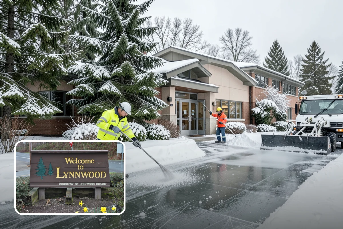 UTV Snow Plowing in Lynnwood, Snohomish County, WA - More pushing power than an ATV