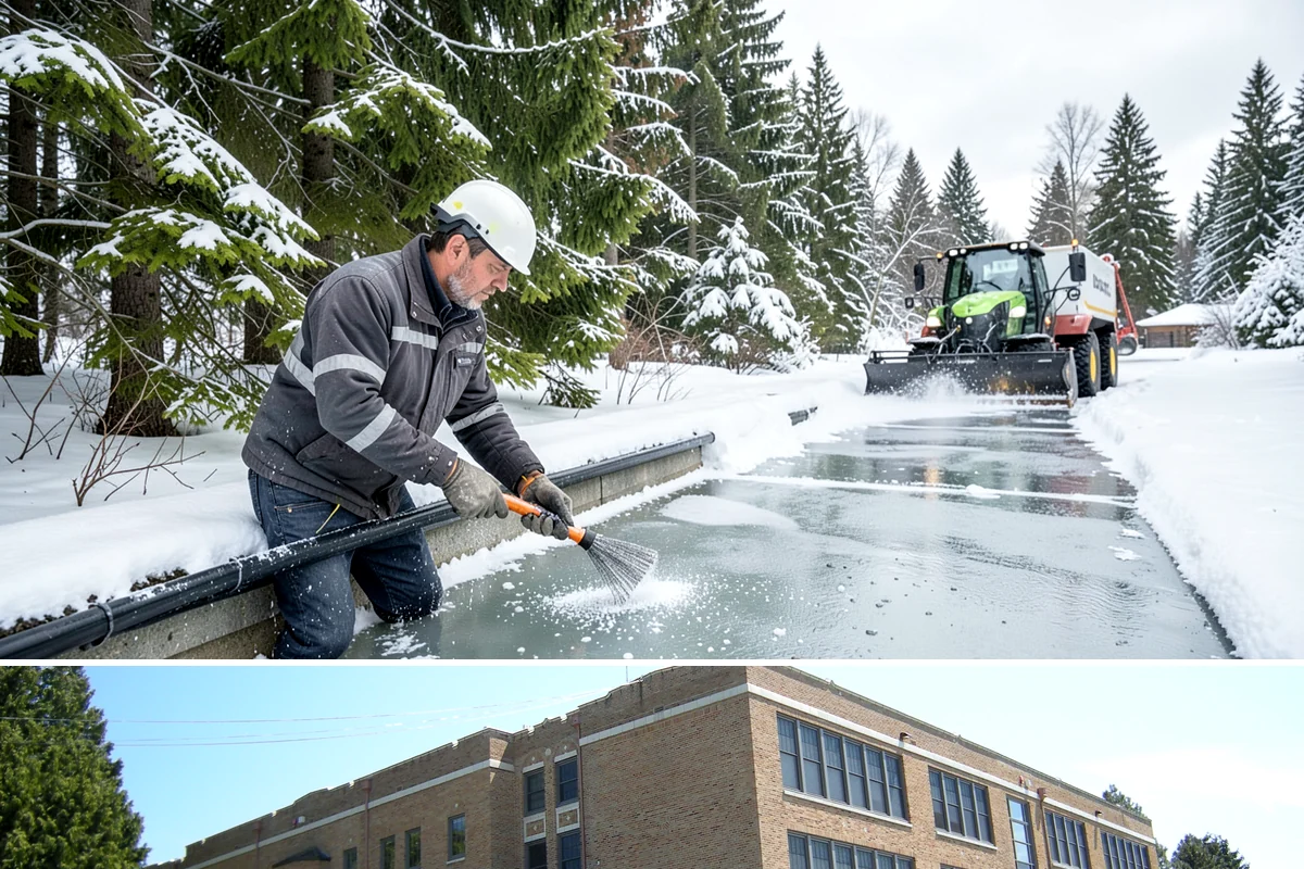 UTV Snow Plowing in Maple Valley, King County, WA - UTV plowing is in steady demand across the core snow months of December through February.