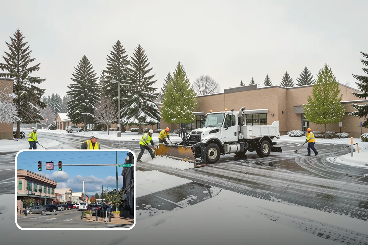 UTV Snow Plowing in Monroe, Snohomish County, WA - More pushing power than an ATV