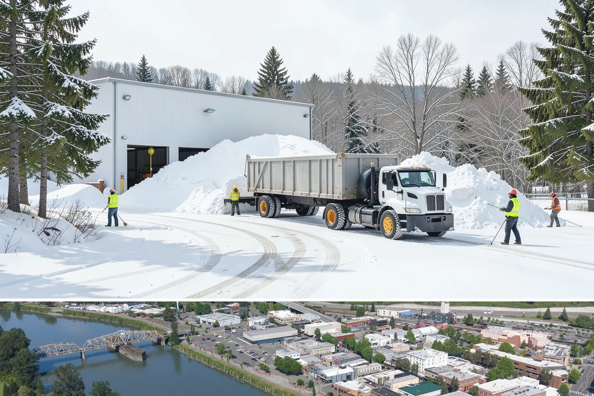 UTV Snow Plowing in Mount Vernon, Skagit County, WA - UTV plowing is in steady demand across the core snow months of December through February.