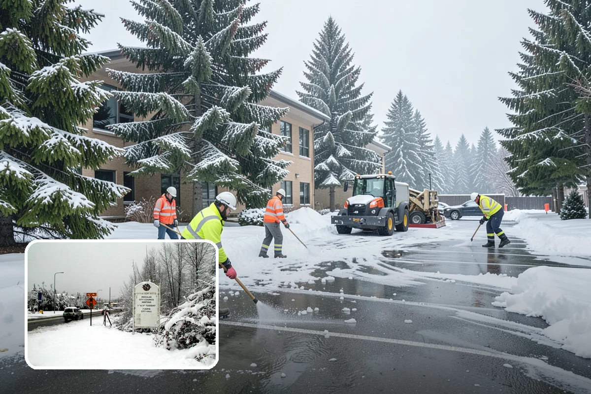 UTV Snow Plowing in Newcastle, King County, WA - More pushing power than an ATV