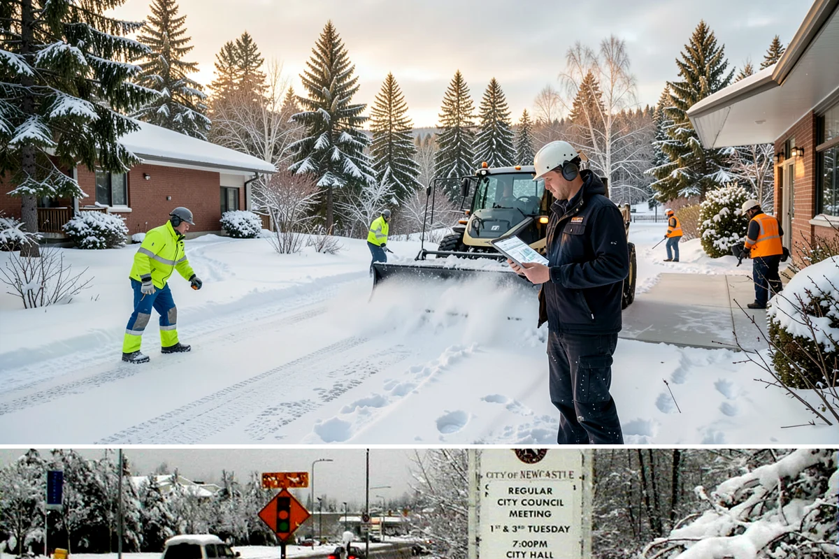 UTV Snow Plowing in Newcastle, King County, WA - UTV plowing is in steady demand across the core snow months of December through February.