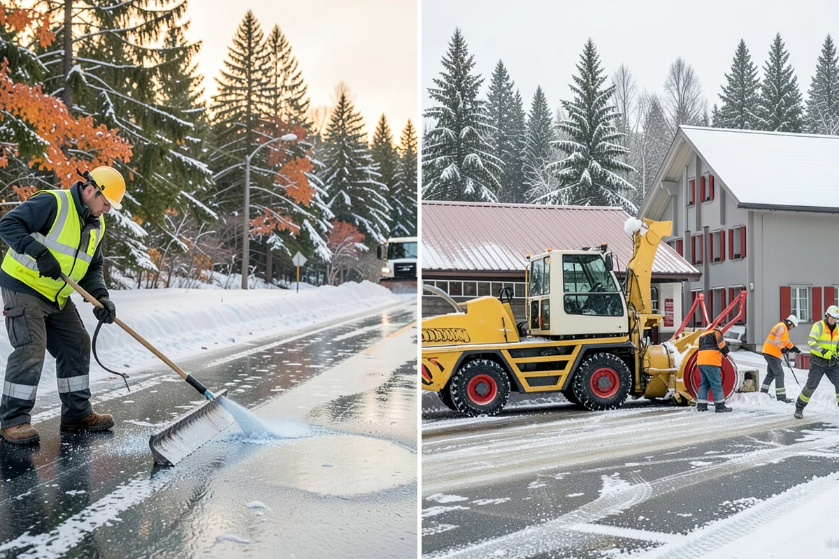 UTV Snow Plowing in Normandy Park, King County, WA - Assess the site's access points and snow volume