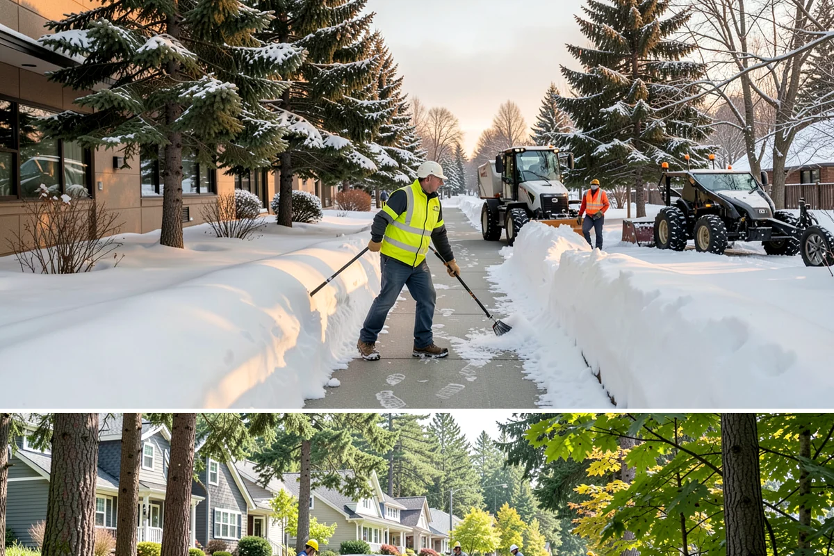UTV Snow Plowing in Normandy Park, King County, WA - UTV plowing is in steady demand across the core snow months of December through February.