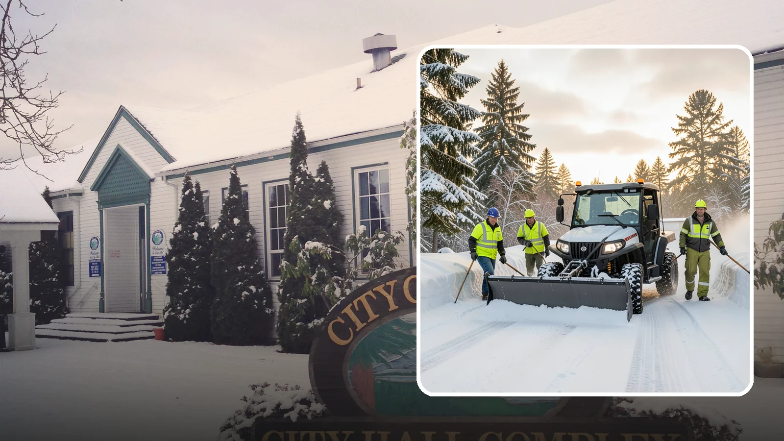 UTV Snow Plowing in Pacific, King County, WA - Our UTV plow units combine maneuverability with more pushing power for medium-sized properties and complexes.