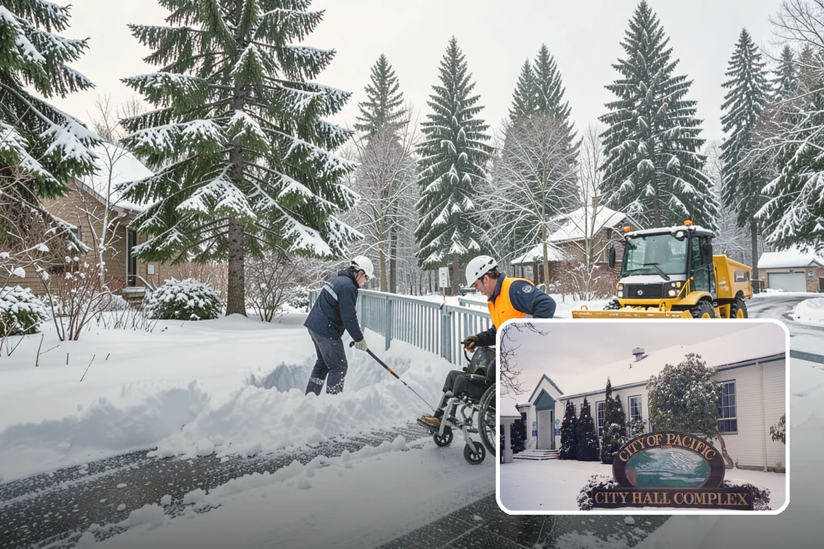 UTV Snow Plowing in Pacific, King County, WA - More pushing power than an ATV
