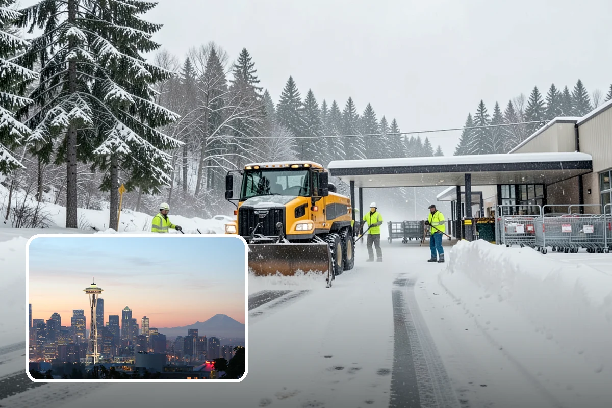 UTV Snow Plowing in Seattle, King County, WA - More pushing power than an ATV