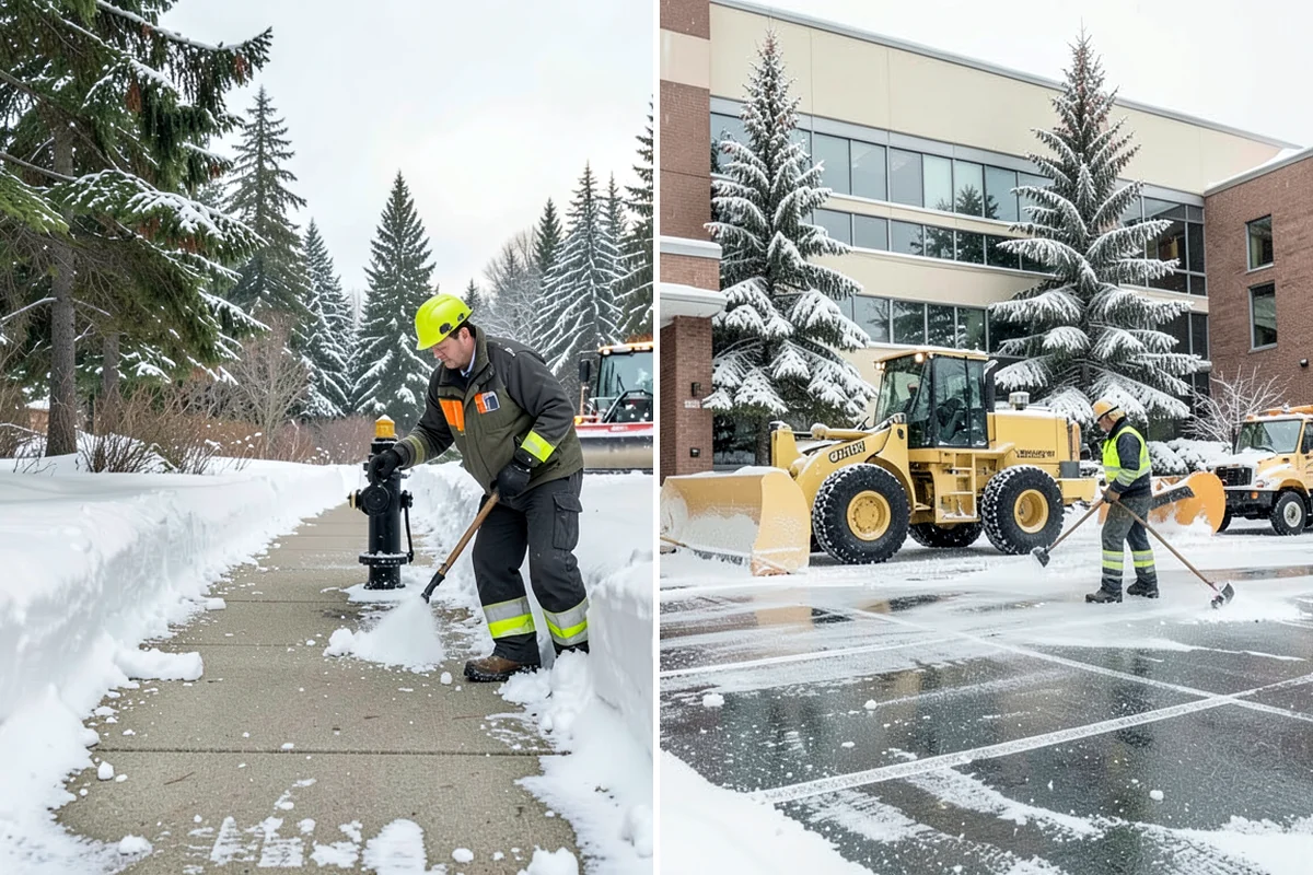 UTV Snow Plowing in Sedro-Woolley, Skagit County, WA - Assess the site's access points and snow volume