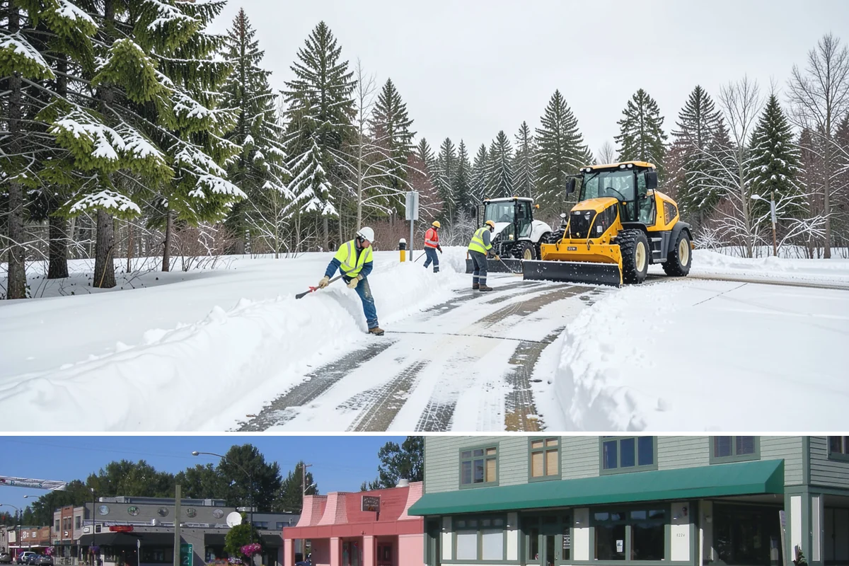 UTV Snow Plowing in Snoqualmie, King County, WA - UTV plowing is in steady demand across the core snow months of December through February.
