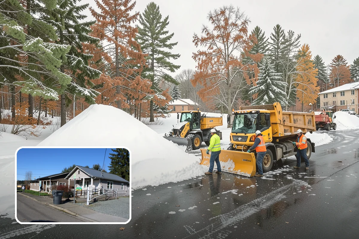 UTV Snow Plowing in South Prairie, Pierce County, WA - More pushing power than an ATV