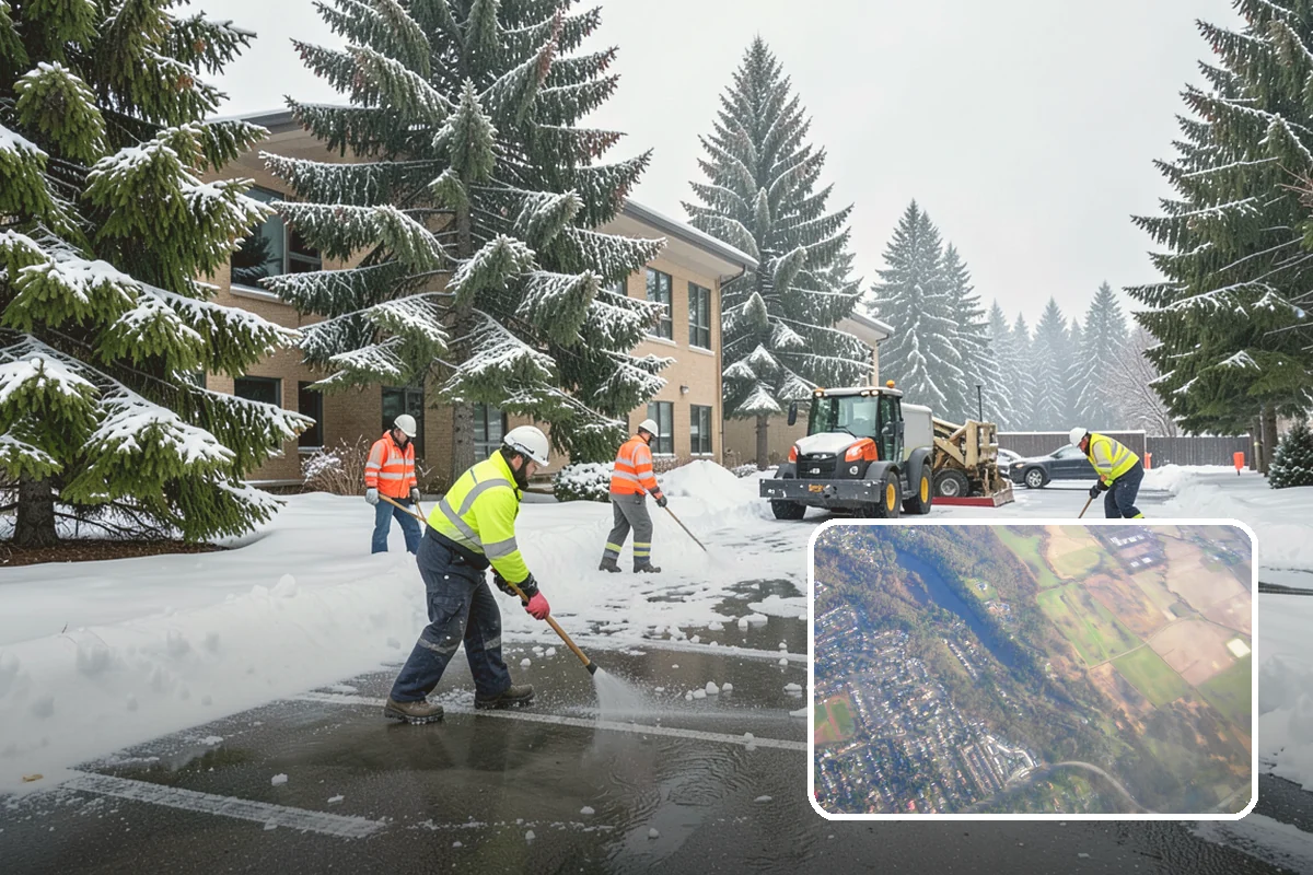 V-Plow Service in Algona, King County, WA - Pointed blade that penetrates deep drifts and packed snow