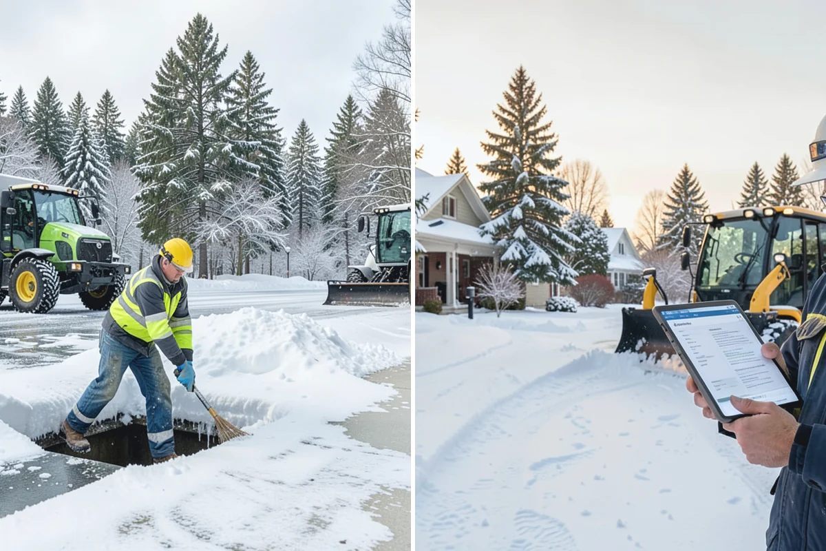 V-Plow Service in Auburn, King County, WA - Set the blade to a V to break into deep or packed snow