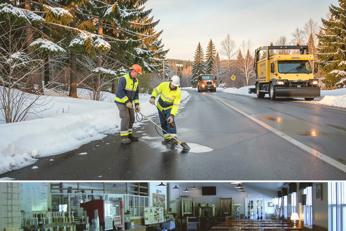 V-Plow Service in Black Diamond, King County, WA - V-plow service is most valuable after heavy accumulation and drifting events from December through February.