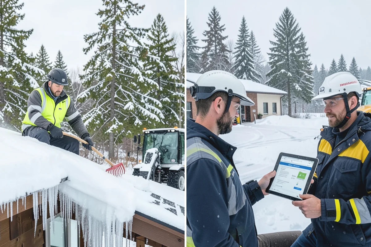 V-Plow Service in Bonney Lake, Pierce County, WA - Set the blade to a V to break into deep or packed snow