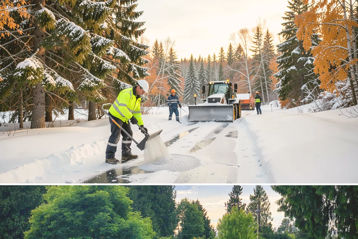 V-Plow Service in Bonney Lake, Pierce County, WA - V-plow service is most valuable after heavy accumulation and drifting events from December through February.